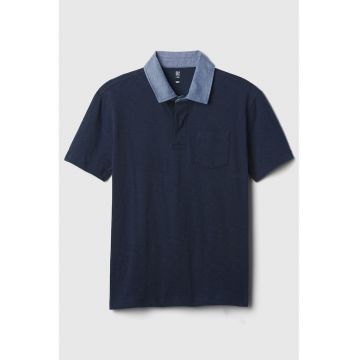 Tricou polo cu buzunar pe piept