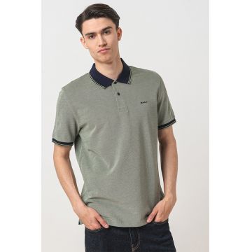 Tricou polo cu model pique