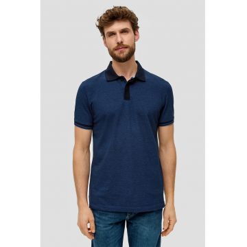 Tricou polo regular fit din amestec de modal