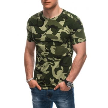 Tricou cu imprimeu camuflaj