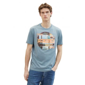 Tricou de bumbac cu imprimeu foto