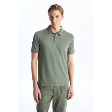 Tricou polo din amestec de modal