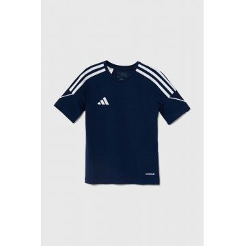 adidas Performance tricou copii TIRO 23SY culoarea albastru marin, cu imprimeu, HR4618