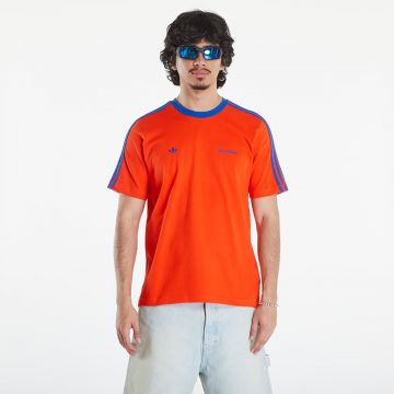 Tricou adidas x Wales Bonner Short-Sleeve Tee Bold Orange/ Royal Blue