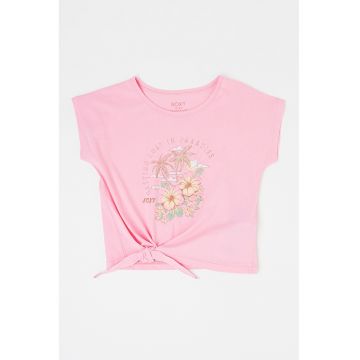 Tricou de bumbac organic cu prindere la terminatie