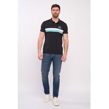 Tricou polo de bumbac cu logo