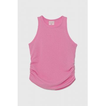 Abercrombie & Fitch top copii culoarea roz