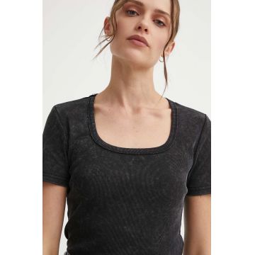 Answear Lab tricou femei, culoarea negru