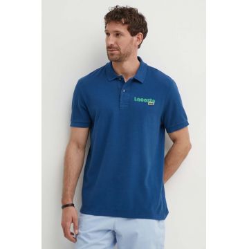 Lacoste polo de bumbac cu imprimeu