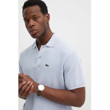 Lacoste polo de bumbac cu imprimeu