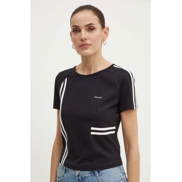 Miss Sixty tricou 6L2SJ1650000 SJ1650 S/S T-SHIRT femei, culoarea negru, 6L2SJ1650000