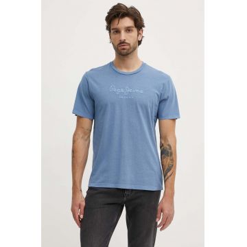 Pepe Jeans tricou din bumbac barbati, cu imprimeu