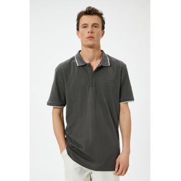 Tricou polo de bumbac