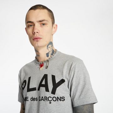 Tricou Comme des Garcons PLAY Tee Grey