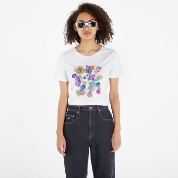 Tricou Footshop Romanian Artist Croptop White