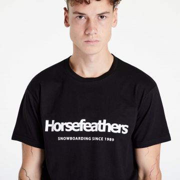 Tricou Horsefeathers Quarter T-Shirt Black