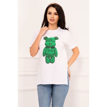 Tricou fashion alb Hope Bear