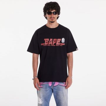 Tricou A BATHING APE Bape Sports Logo Tee Black