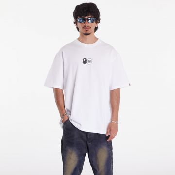 Tricou A BATHING APE Mad Ape Graphic Logo Relaxed Fit Tee White