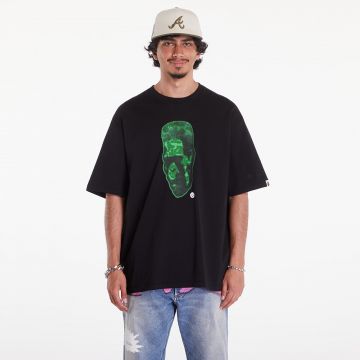 Tricou A BATHING APE Spray Frankenstein Relaxed Fit Tee Black