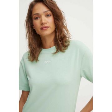 HUGO tricou lounge culoarea verde