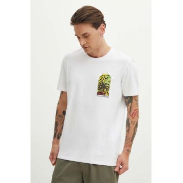 Medicine tricou barbati, culoarea alb, cu imprimeu