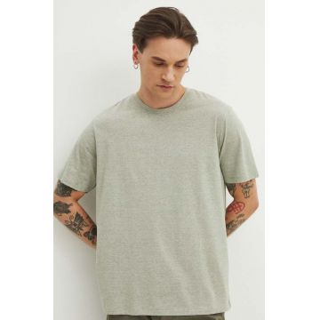 Medicine tricou barbati, culoarea verde, melanj