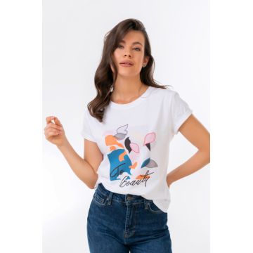 Tricou 24643 alb Hermosa