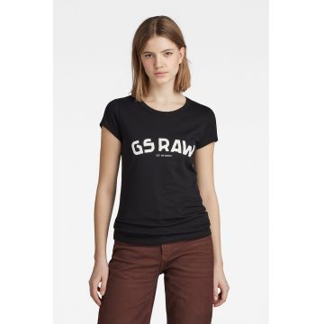 Tricou de bumbac organic cu imprimeu logo