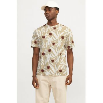 Tricou lejer cu imprimeu floral