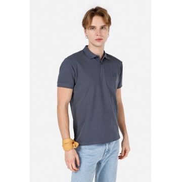 Tricou polo din bumbac pique