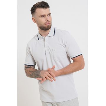 Tricou polo regular fit din bumbac