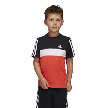 adidas tricou de bumbac pentru copii LK 3S TIB T culoarea rosu, modelator, IV7443