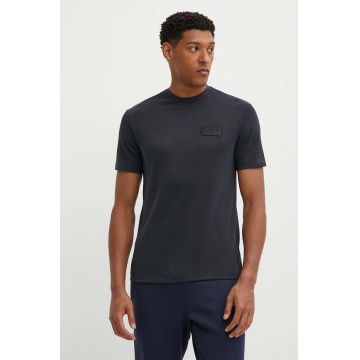 EA7 Emporio Armani tricou barbati, culoarea albastru marin, cu imprimeu, PJ6QZ.6DPT72