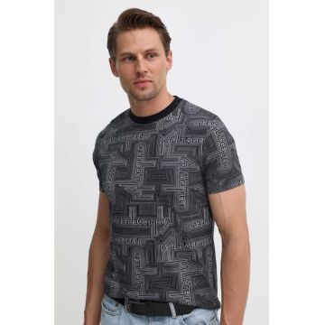 Karl Lagerfeld tricou din bumbac barbati, culoarea negru, modelator, 543224.755084