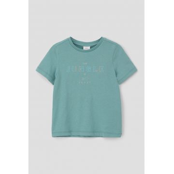 Tricou de bumbac cu imprimeu text