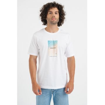 Tricou din bumbac cu imprimeu foto