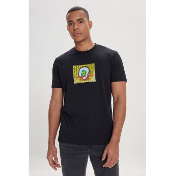 Tricou din bumbac cu imprimeu grafic