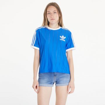 Tricou adidas Adicolor 3 Stripes Pinstripe Short Sleeve Tee Blue