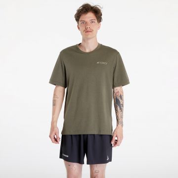 Tricou adidas Terrex Xpl Logo Short Sleeve Tee Olive Strata