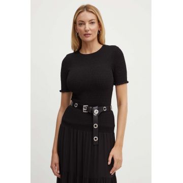 MICHAEL Michael Kors tricou femei, culoarea negru, MT4427C7R3