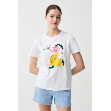 Tricou cu imprimeu grafic