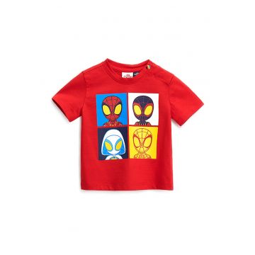 Tricou de bumbac cu imprimeu Spider-Man