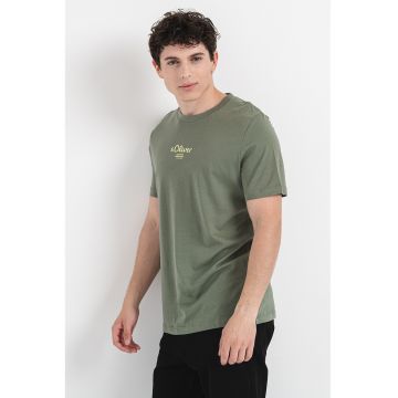 Tricou de bumbac cu logo