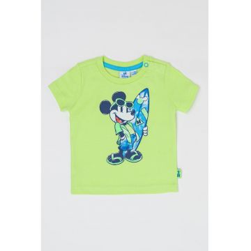 Tricou de bumbac cu Mickey Mouse