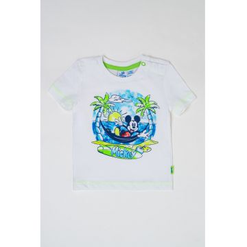 Tricou de bumbac cu Mickey Mouse