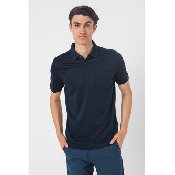 Tricou polo cu buzunar pe piept