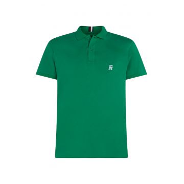 Tricou polo cu detaliu logo brodat