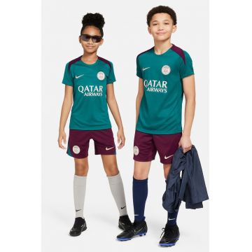 Tricou unisex cu detalii logo si garnituri contrastante pentru fotbal PSG