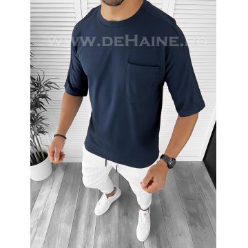 Tricou barbati slim fit bleumarin B7854 P1-3.2